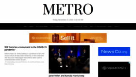 What Metropolitandigital.com website looked like in 2020 (3 years ago)