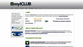 What Myiclub.com website looked like in 2020 (3 years ago)