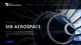 What Mbaerospace.com website looked like in 2020 (3 years ago)