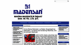 What Madensan.com website looked like in 2020 (3 years ago)
