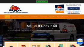 What Mrfixitnola.com website looked like in 2020 (3 years ago)