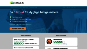 What Malertilbud.dk website looked like in 2020 (4 years ago)