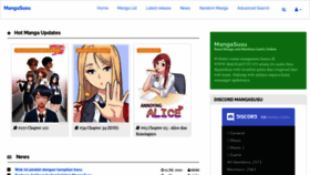 What Mangasusu.pw website looked like in 2020 (4 years ago)
