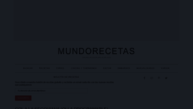 What Mundorecetas.com website looked like in 2020 (3 years ago)