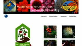 What Mastergardenerssandiego.org website looked like in 2020 (3 years ago)