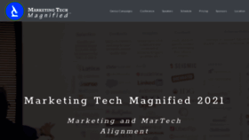 What Martechmagnified.com website looked like in 2020 (3 years ago)