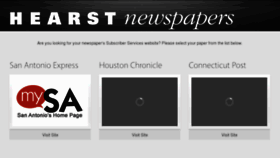 What Myhearstnewspaper.com website looked like in 2011 (12 years ago)