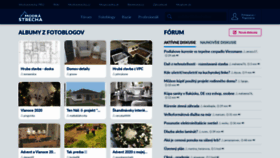 What Modrastrecha.sk website looked like in 2020 (3 years ago)