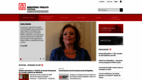 What Ministeriopublico.pt website looked like in 2020 (3 years ago)