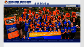 What Mitmachen-ehrensache.de website looked like in 2020 (3 years ago)