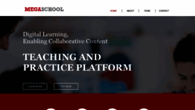 What Mega-school.com website looked like in 2020 (3 years ago)