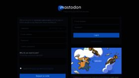 What Mastodon.opencloud.lu website looked like in 2020 (3 years ago)