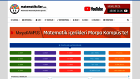 What Matematikciler.com website looked like in 2020 (3 years ago)