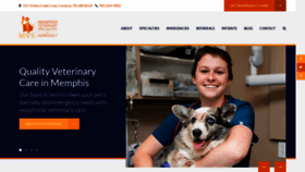 What Memphisveterinaryspecialists.com website looked like in 2020 (3 years ago)