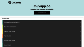 What Muvapp.co website looked like in 2020 (3 years ago)