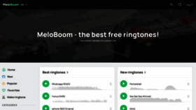 What Meloboom.com website looked like in 2020 (3 years ago)