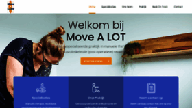 What Movealot.be website looked like in 2020 (3 years ago)