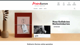 What Meinekarten.de website looked like in 2020 (3 years ago)