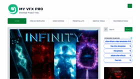 What Myvfxpro.com website looked like in 2020 (3 years ago)