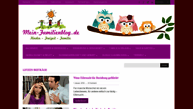 What Mein-familienblog.de website looked like in 2020 (3 years ago)