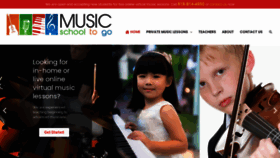 What Musicschooltogo.com website looked like in 2020 (3 years ago)