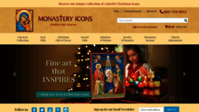 What Monasteryicons.com website looked like in 2020 (3 years ago)