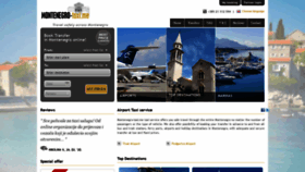 What Montenegro-taxi.me website looked like in 2020 (3 years ago)