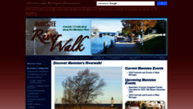 What Manisteeriverwalk.com website looked like in 2020 (3 years ago)