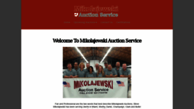 What Mikolajewskiauction.net website looked like in 2020 (3 years ago)