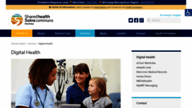 What Manitoba-ehealth.ca website looked like in 2020 (3 years ago)