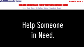What Mealsforpoor.org website looked like in 2020 (3 years ago)