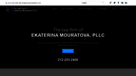 What Mouratovalawfirm.com website looked like in 2020 (3 years ago)