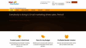 What Mailmarketer.in website looked like in 2020 (3 years ago)