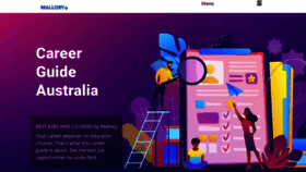 What Mallory.com.au website looked like in 2020 (3 years ago)