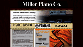 What Millerpiano.com website looked like in 2020 (3 years ago)