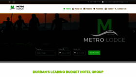 What Metrolodge.co.za website looked like in 2020 (3 years ago)
