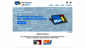 What Municipalidad.com website looked like in 2020 (3 years ago)