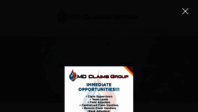 What Mdclaimsgroup.com website looked like in 2020 (3 years ago)