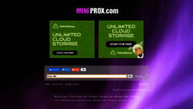 What Miniprox.com website looked like in 2020 (3 years ago)