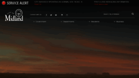 What Midland-mi.org website looked like in 2020 (4 years ago)