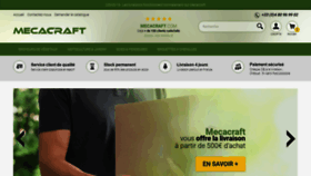 What Mecacraft.com website looked like in 2020 (3 years ago)