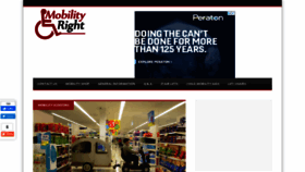 What Mobilityright.co.uk website looked like in 2020 (3 years ago)