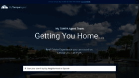 What Mytampaagent.com website looked like in 2020 (3 years ago)