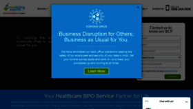 What Medbillingexperts.com website looked like in 2020 (3 years ago)