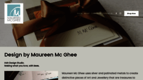 What Maureenmcghee.com website looked like in 2020 (3 years ago)