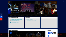 What Mfdanceusa.com website looked like in 2020 (3 years ago)