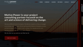 What Motive-power.com website looked like in 2020 (3 years ago)