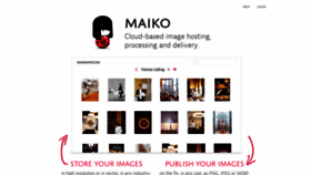What Maikoapp.com website looked like in 2020 (3 years ago)
