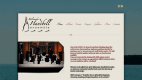 What Milwaukeehandbells.org website looked like in 2020 (3 years ago)