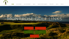 What Montrosegolflinks.com website looked like in 2020 (3 years ago)